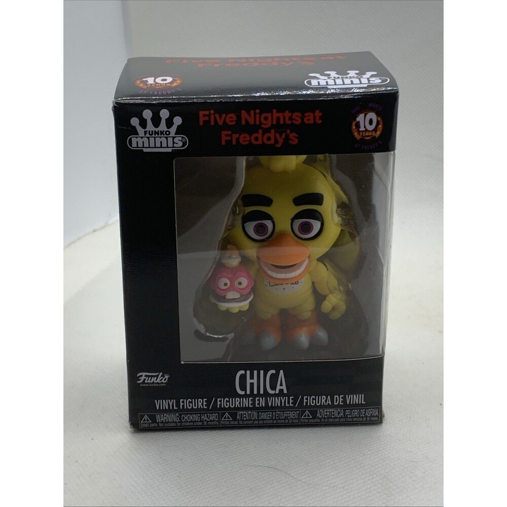 Funko Minis Five Nights At Freddys 3” Chica Figure 10 Year Anniversary